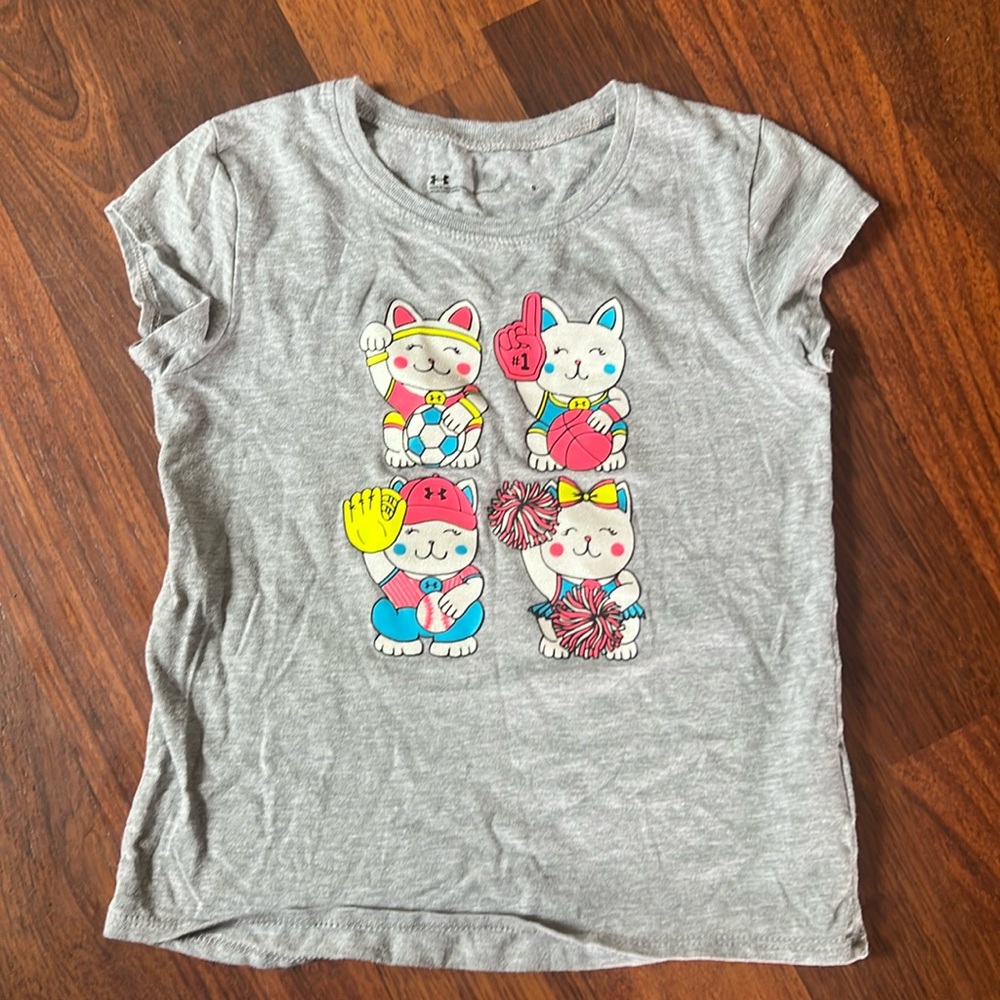 3/$12 Under Armour Cap-Sleeved Graphic Tee (5)